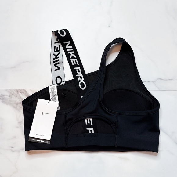 NWT Nike Pro Asymmetrical Padded Sports Bra - Picture 4 of 5